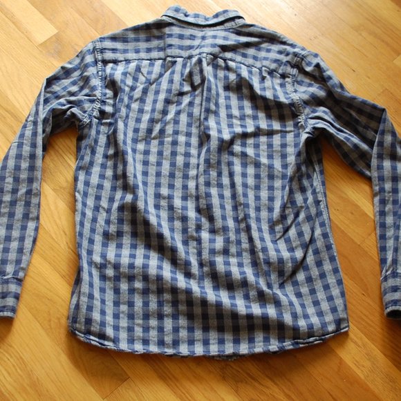 J Crew Shirt Blue Gingham Button Down Jaspe - Picture 5 of 5